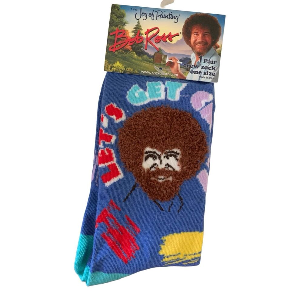 Bob Ross socks brand new unisex